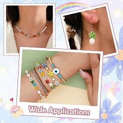 10шт 10 цвета бусины лэмпворк ручной работы&nbsp;LAMP-CJ0002-84