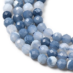 Натуральные синие опаловые бусы&nbsp;G-P603-C-3mm-04