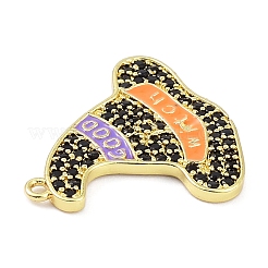 Стойки обшивки латунь кубического циркония подвески&nbsp;KK-D031-07G-01