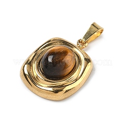 Природных тигровый глаз подвески&nbsp;STAS-D209-01G-09