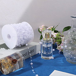 Акриловые жемчужные шариковые цепочки&nbsp;AJEW-WH0766-47A