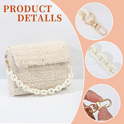 Акриловые удлинительные цепи для сумок&nbsp;FIND-WH0148-268B