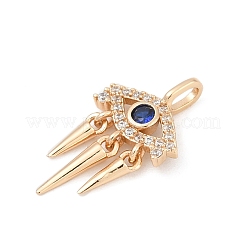 Латунные микро проложить кубического циркония подвески&nbsp;LS-KK-Q096-09A-G