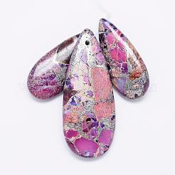 Натуральный регалит / имперская яшма / морские отложения яшмовые подвески&nbsp;G-F426-01B