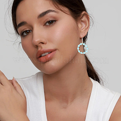 Окрашенный распылением абс-пластик имитация жемчужных бусин&nbsp;OACR-PA0001-38A-03