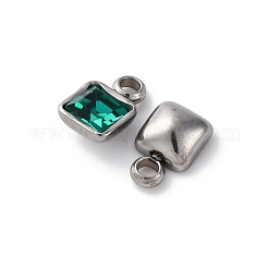 Подвески из нержавеющей стали 304 со стразами&nbsp;STAS-B090-02P