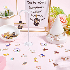 80шт 20 стиля подвески из сплава с эмалью&nbsp;ENAM-SC0007-08A