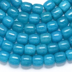 Натуральный Malaysia нефритовые бусы пряди&nbsp;G-B165-F03-10x10mm