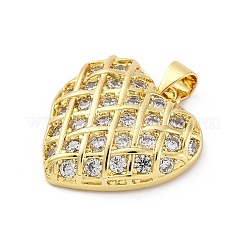 Латунные микро проложить кубического циркония подвески&nbsp;KK-U066-04C-G