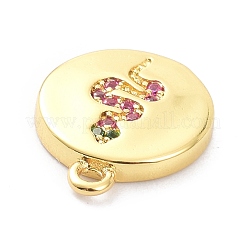 Латунные микро проложить кубического циркония подвески&nbsp;ZIRC-P085-33G