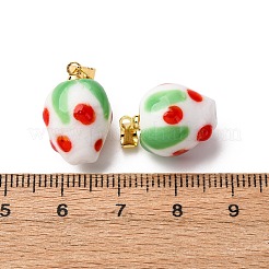 Подвески лэмпворк ручной работы&nbsp;LAMP-S069-05A-G-09