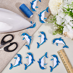 10 шт. Компьютеризированная вышивка ткань утюгом / пришить патчи&nbsp;PATC-CY0001-43