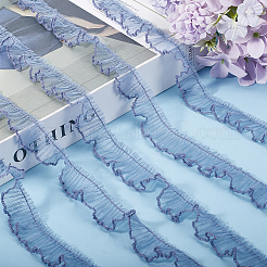 10 ярд плиссированной кружевной отделки из полиэстера&nbsp;OCOR-GF0003-52A