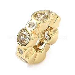 Латунные микро проложить Цирконий Европейский бисером&nbsp;KK-P345-03G