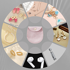 14 шт. бархатные мешочки для хранения украшений с кнопками&nbsp;ABAG-GA0001-34A