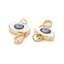 Стойки обшивки латунь микро проложить Циркон подвеску&nbsp;KK-I689-17G