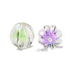 УФ-покрытие радужными переливающимися акриловыми бусинами&nbsp;OACR-H112-16A