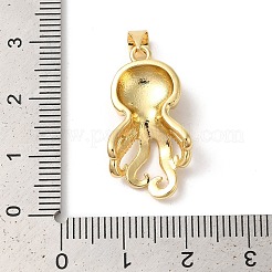 Стойки с подвесками из латуни в виде осьминога&nbsp;KK-Z056-03G