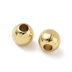 Латунные твердые бусины&nbsp;KK-WH0034-02C-G