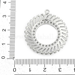 Кубический цирконий из латуни со стеклянными подвесками&nbsp;KK-Q026-19P