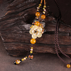 Ожерелья с подвесками в этническом стиле из натуральных ракушек&nbsp;FS-WGC615D-01