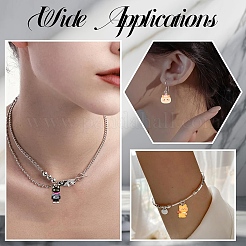 16шт 8 стиля непрозрачные подвески из смолы&nbsp;RESI-YW0003-17