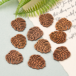 Подвески из натурального орехового дерева&nbsp;WOOD-CJ0001-28