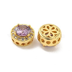 Многожильные звенья из латуни с паве из кубического циркония&nbsp;KK-B096-19G-02