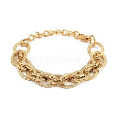 Браслеты-цепочки из нержавеющей стали 304 для женщин&nbsp;BJEW-D349-01G