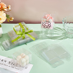 Прозрачные коробки для хранения чая для домашних животных&nbsp;CON-WH0106-08G