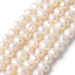 Нити из натурального культивированного пресноводного жемчуга&nbsp;PEAR-I007-07R-01