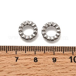 Латунь микропаве прозрачный кубический цирконий европейский бисер&nbsp;KK-Z126-21P