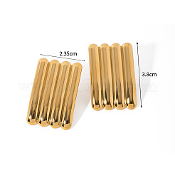 Серьги-гвоздики прямоугольной формы из нержавеющей стали 304&nbsp;TX3446-1