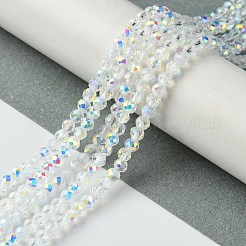 Гальванические стеклянные бусины&nbsp;EGLA-P055-01B-AB01