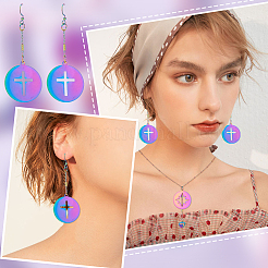 32 шт. 8 стиля ионного покрытия (IP) 201 подвески из нержавеющей стали&nbsp;STAS-UN0038-99