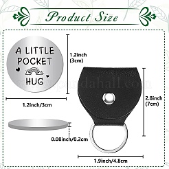 Карманный жетон для объятий&nbsp;DIY-CN0002-67G