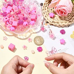 200 шт. акриловые бусины смешанного стиля&nbsp;OACR-CJ0001-83