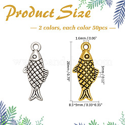 100шт 2 стиля подвески из сплава в тибетском стиле&nbsp;TIBEP-ME0001-13