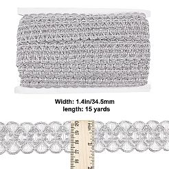 Кружевная отделка из полиэстера с вышивкой в этническом стиле&nbsp;OCOR-WH0070-20B