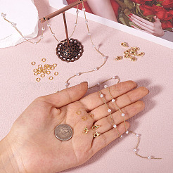 Набор для самостоятельного изготовления ожерелья из пластиковых цепочек с жемчугом&nbsp;DIY-TA0009-70