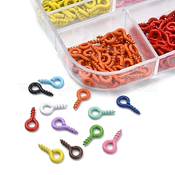 Окрашенные распылением железные винты с проушиной&nbsp;IFIN-YW0001-37B