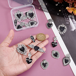 16шт 8 стиля подвески из сплава с эмалью&nbsp;ENAM-GA0001-20