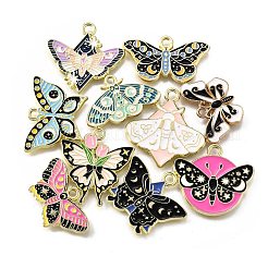 10шт 10 стиля подвески из сплава с эмалью&nbsp;ENAM-FP0002-30