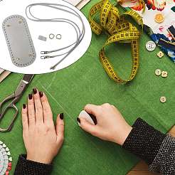 1 сумка ручной работы из искусственной кожи плечевой ремень комплекты аксессуаров&nbsp;DIY-CL0001-03B