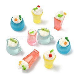 30 шт. 5 стиля миниатюрные украшения для прохладительных напитков из смолы&nbsp;DJEW-CJ0001-21