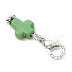 Подвесные украшения из синтетической бирюзы&nbsp;KEYC-JM03884