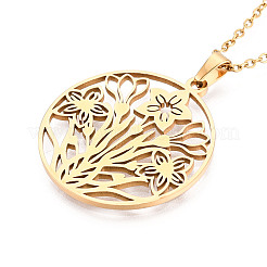 Подвески из нержавеющей стали 304&nbsp;NJEW-T018-57G