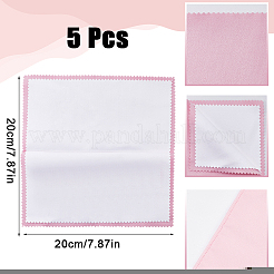 5 лист 4 слоя ткани для полировки серебра&nbsp;AJEW-SC0002-32