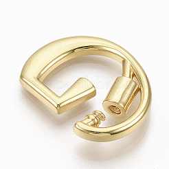 Латунные брелоки с карабином&nbsp;LS-KK-T046-001G-G-NF