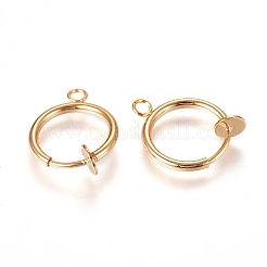 Фурнитура для сережек-клипс из нержавеющей стали 304&nbsp;X-STAS-L238-025G